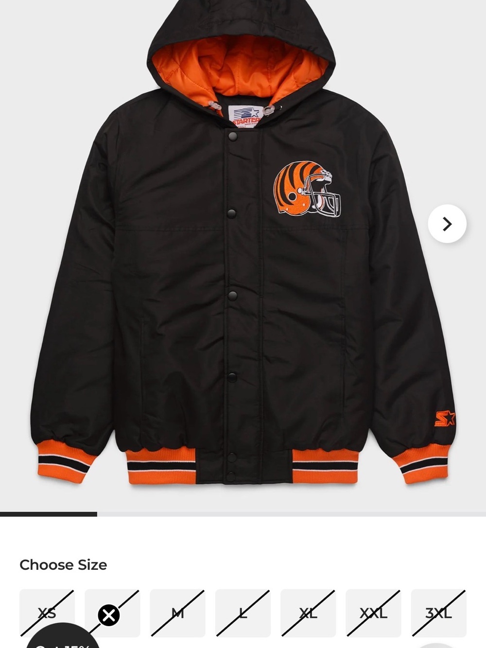 HOMAGE X Starter Bengals Parka Jacket